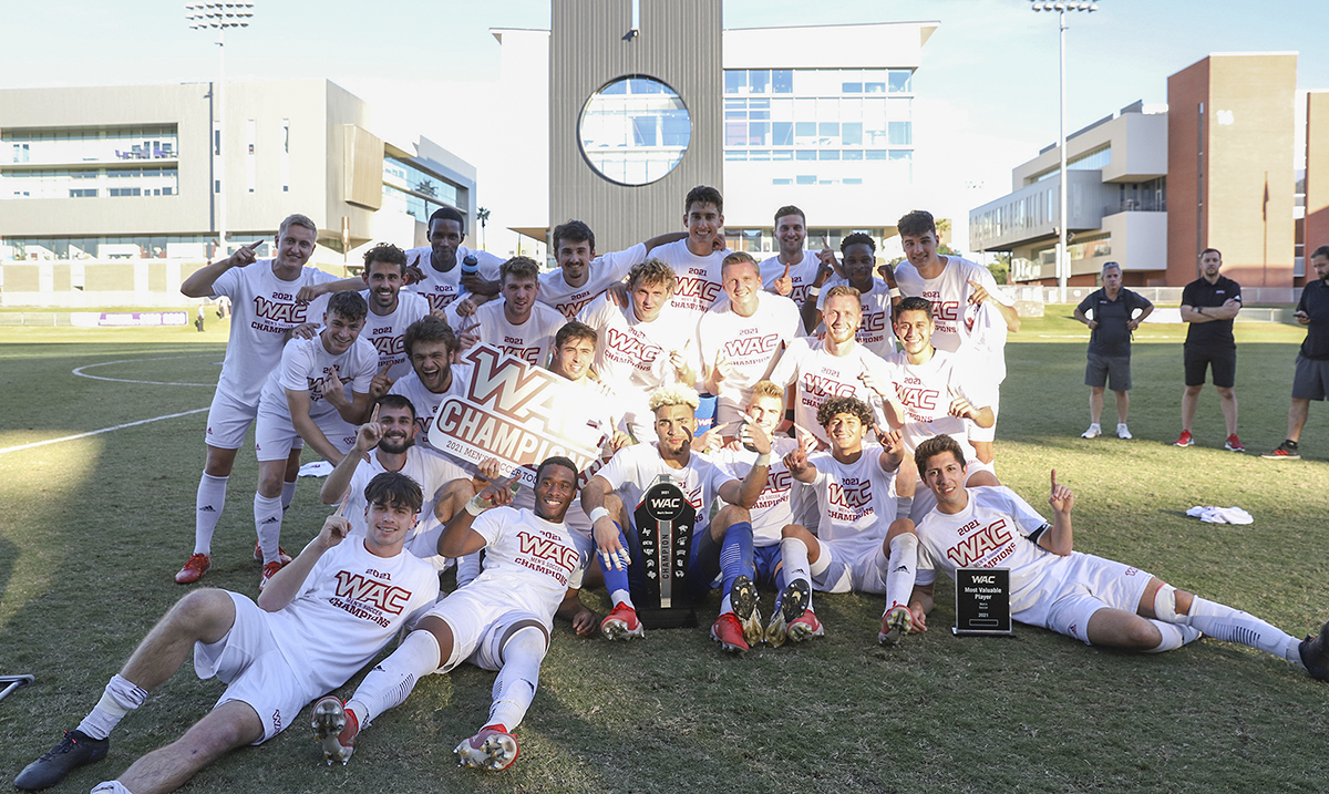 SU Men's Soccer Team WAC Champions